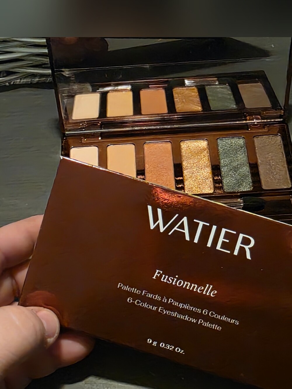 Fusionnelle LISE WATIER Eyeshadow Palette - Gold & Green Shades